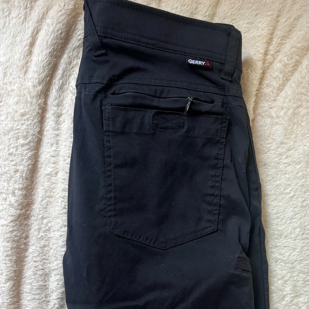 Gerry Men’s Outdoor Hiking Pants Black Stretch Nylon 32x34
